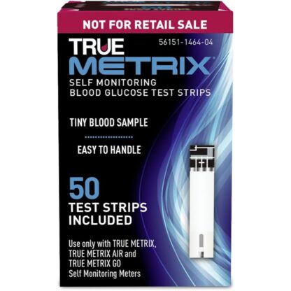TrueMetrix. Caja de 50 cintas para glucómetro True Metrix.