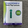 Prodigy. Caja de 100 lancetas calibre 28 para glucómetro Prodigy. - Imagen 2